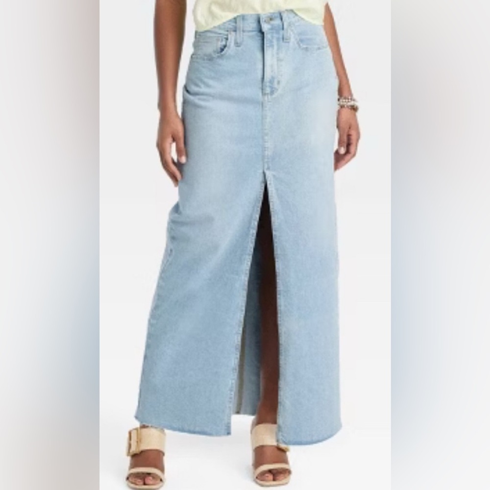 UNIVERSAL THREAD Jeans Maxi Skirt 16 NWT